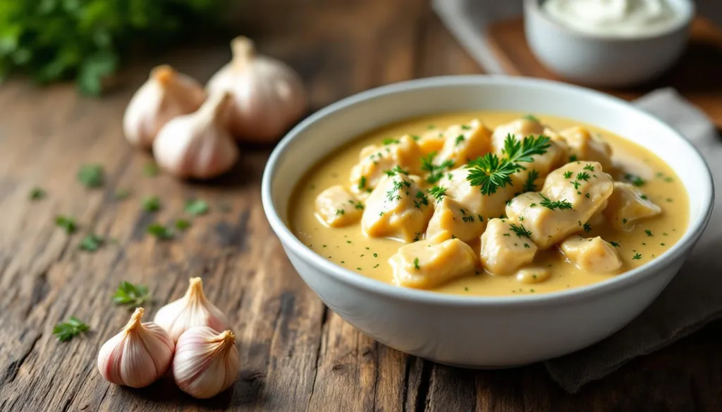 odkryj prosty trik na kurczaka w sosie śmietanowym bez użycia tajemniczych składników. pyszne i łatwe do przygotowania danie dla każdego.