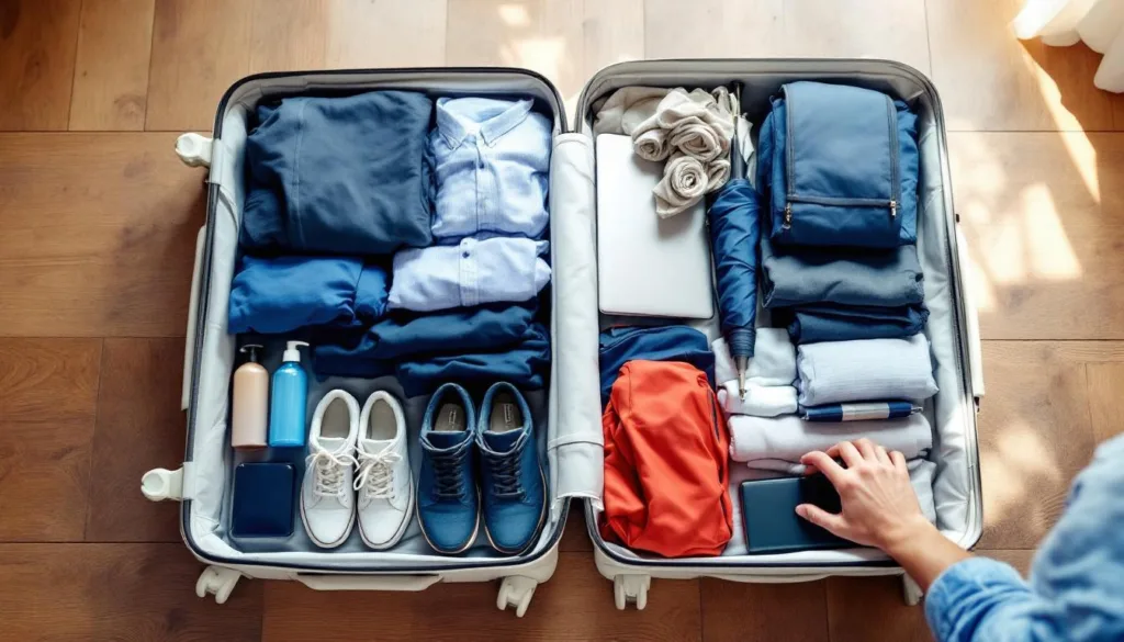 dowiedz się, jak efektywnie spakować walizkę kabinową na 2-tygodniowy urlop, unikając nadbagażu. praktyczne wskazówki i triki dla lekkiego i przemyślanego pakowania.