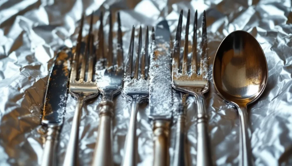 dowiedz się, jak prosty trik z folią aluminiową może skutecznie przywrócić blask twoim sztućcom i sprawić, że będą wyglądać jak nowe.
