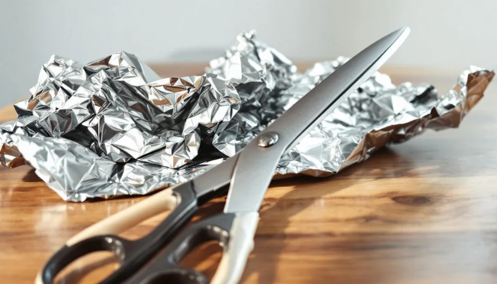 sprawdź mój prosty trik z papierem aluminiowym, dzięki któremu twoje nożyczki staną się ostre w kilka sekund!