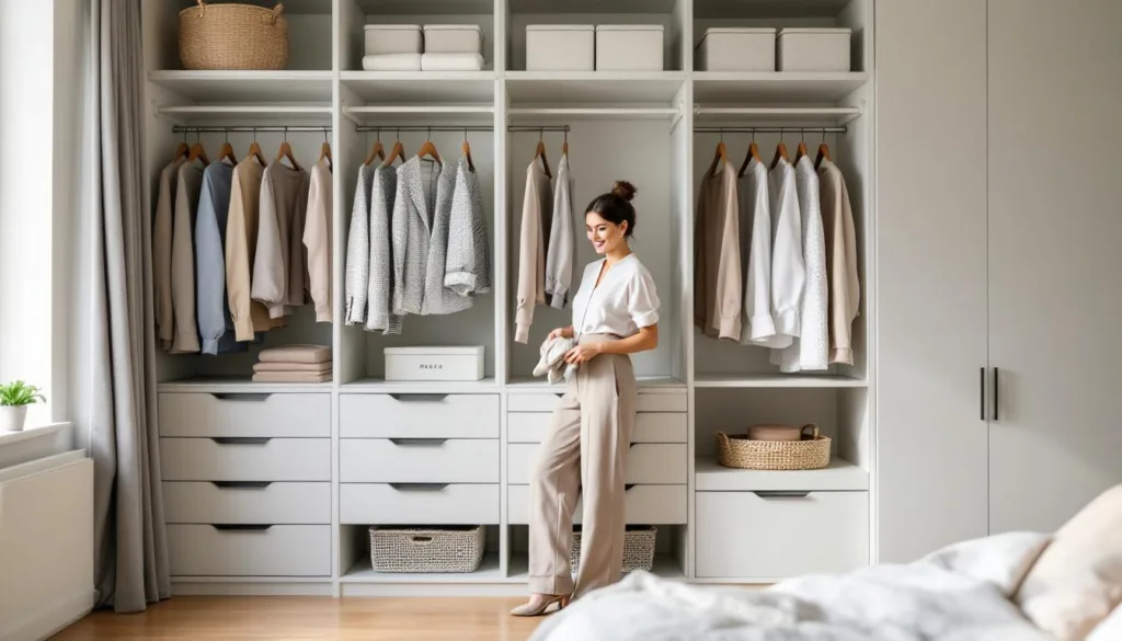sprawdź mój sprawdzony trik na organizację szafy na ubrania, który gwarantuje porządek i oszczędność czasu. zobacz, jak szybko ulepszyć swoją garderobę!