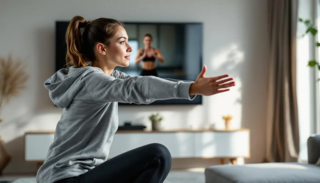 trener ujawnia, jak proste gesty przed telewizorem mogą skutecznie rzeźbić sylwetkę i poprawiać kondycję w domowym zaciszu.